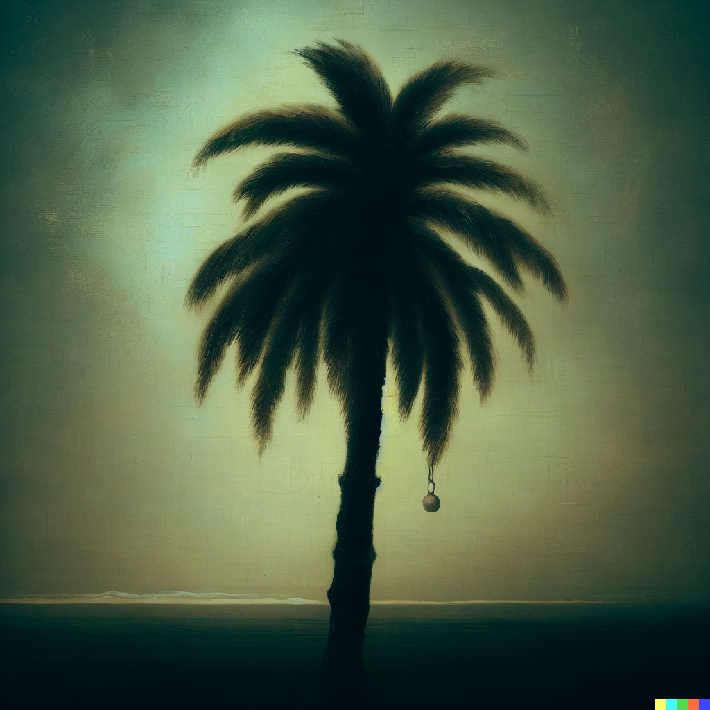 A Chat with GPT-4: Palm Tree Collage